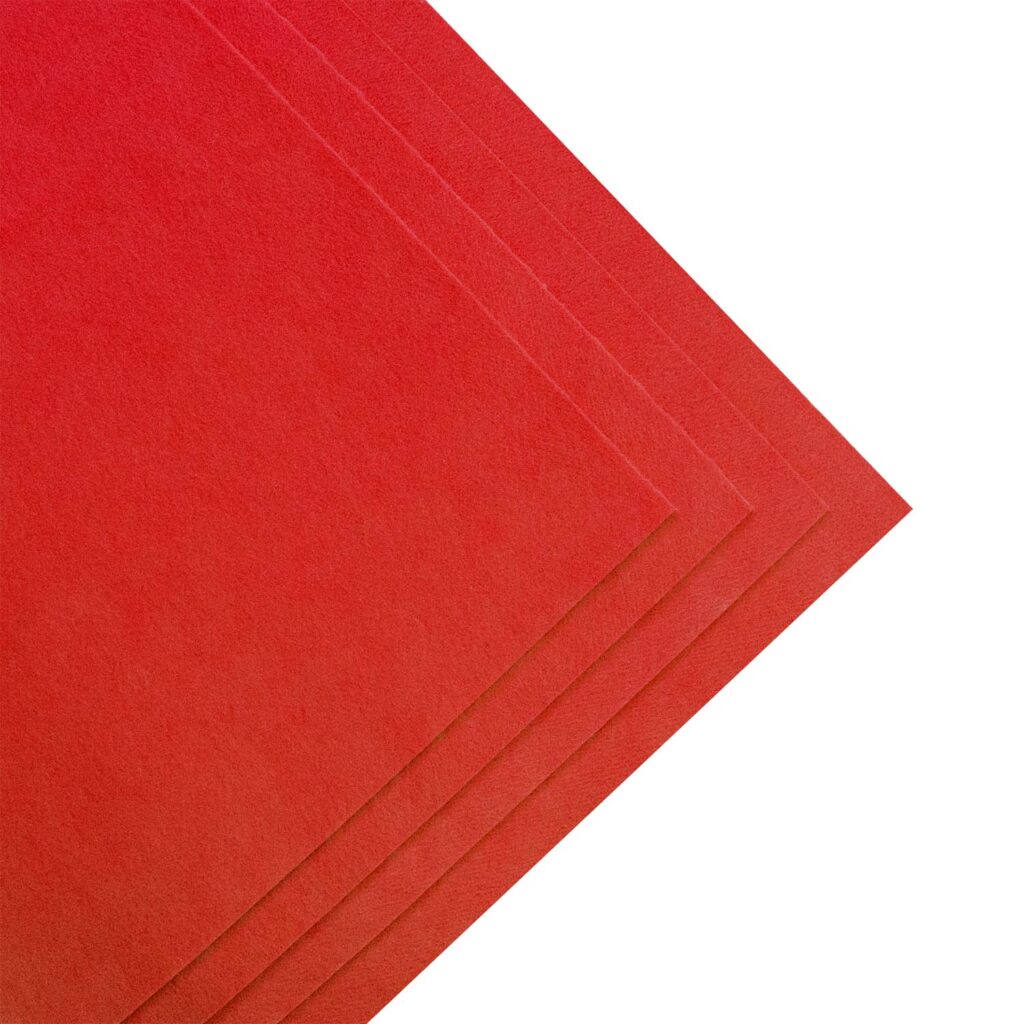 Kırmızı Metrelik Keçe – 100x100 cm