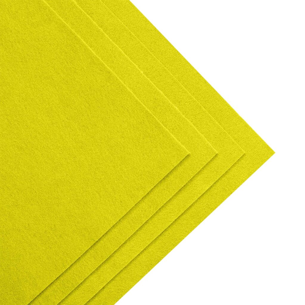 Sarı Metrelik Keçe – 100x100 cm