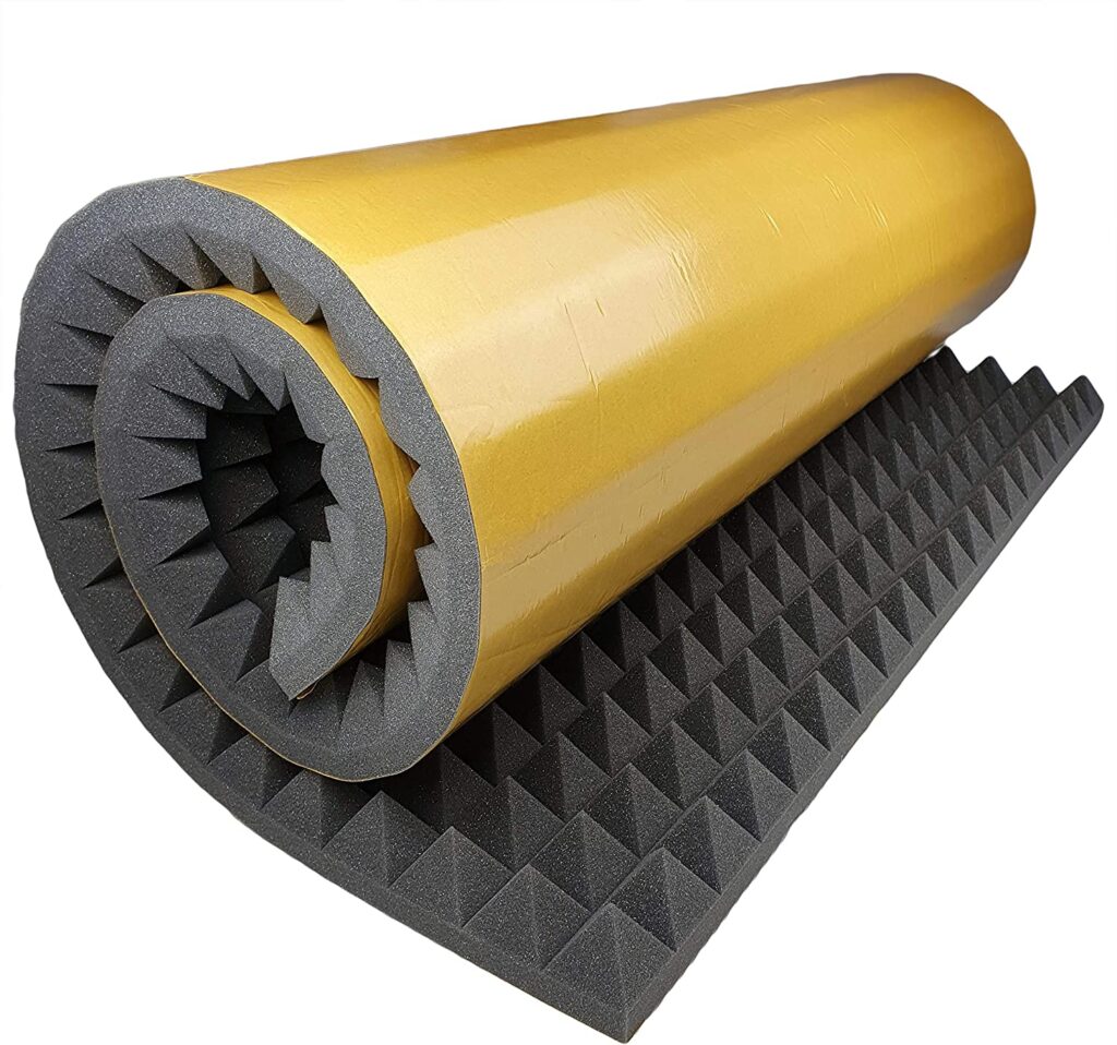 Arkası Yapışkanlı Yumurta Sünger 25mm – 100x185 cm | Ses ve Isı Yalıtım Süngeri