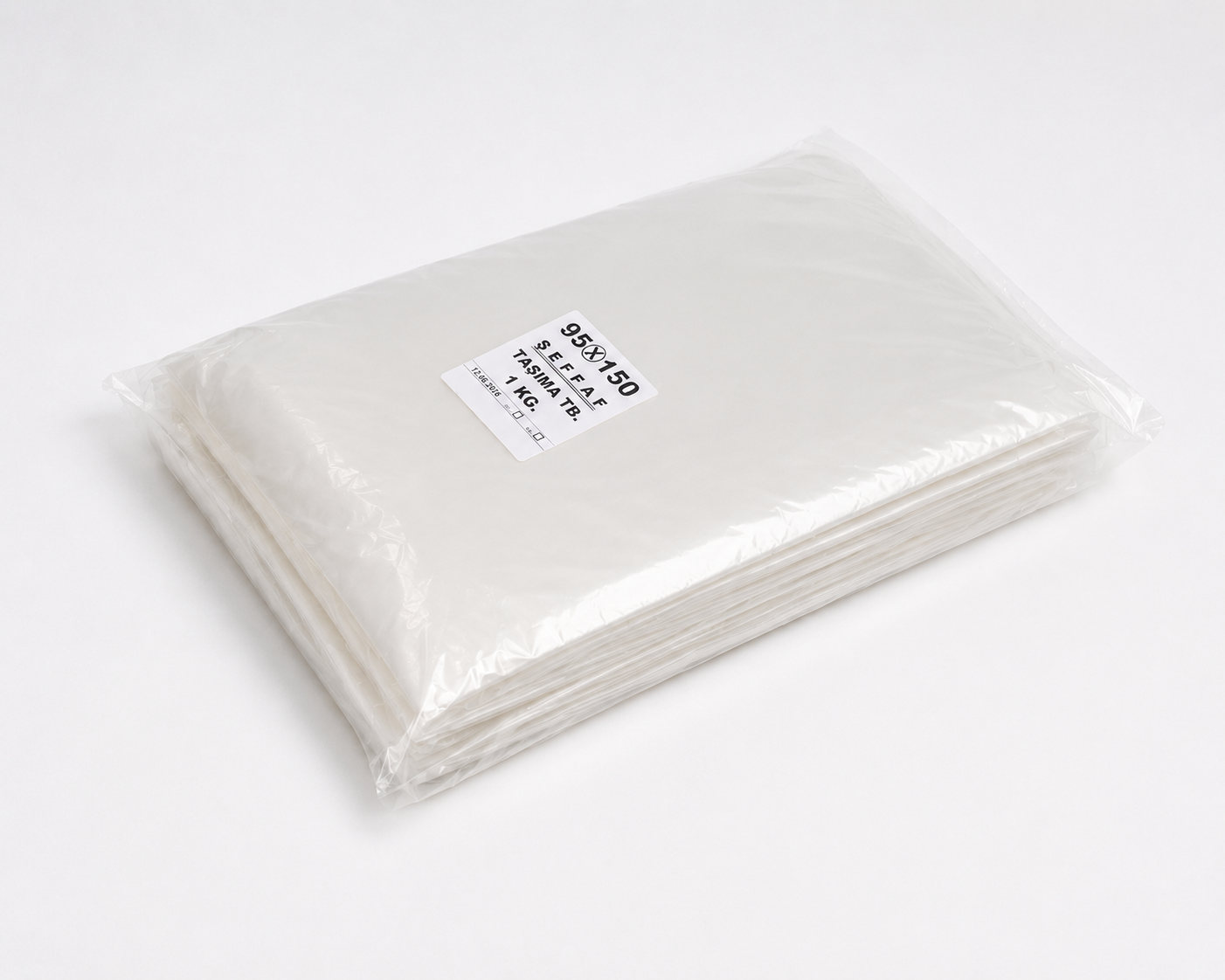 Şeffaf PE Naylon Poşet 95×150 cm – 1 Kg