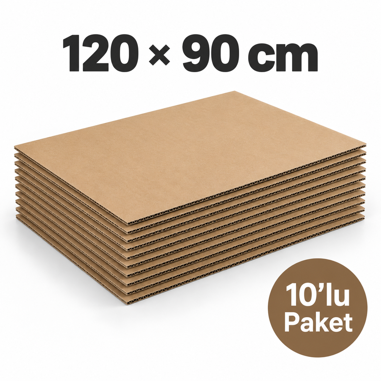 E – Dalga Ara Karton Seperatör 120×90 cm – 10 Adet