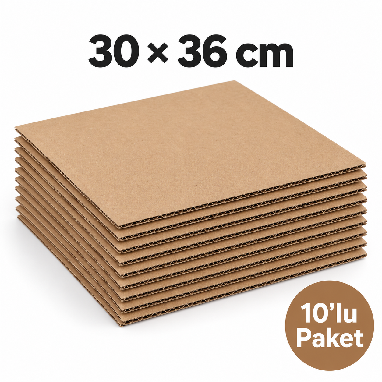 E – Dalga Ara Karton Seperatör 30×36 cm – 10 Adet