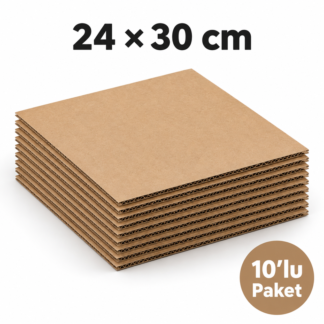 E – Dalga Ara Karton Seperatör 24×30 cm – 10 Adet